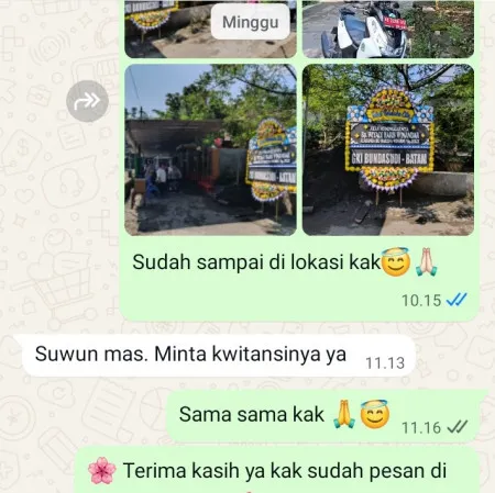 Pengiriman Papan Bunga Duka Sendangmulyo Tembalang